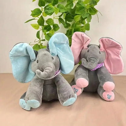 Fluffy Peek-a-Boo Elephant™ 赤ちゃんにぴったりのパートナー！
