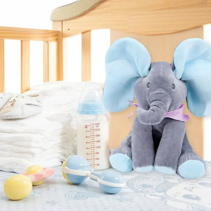 Fluffy Peek-a-Boo Elephant™ 赤ちゃんにぴったりのパートナー！