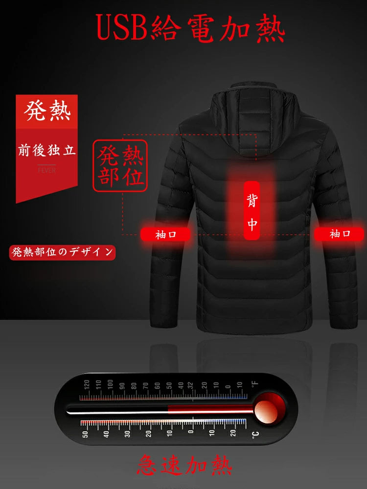 🔥【本日終了！NO.1位 獲得】KairoMax™ ヒーティングジャケット